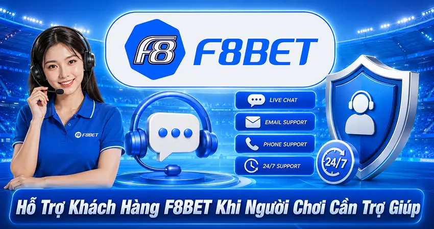 Hỗ Trợ Khách Hàng F8BET Khi Người Chơi Cần Trợ Giúp